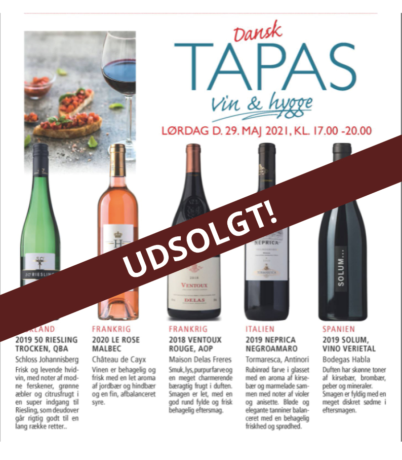 TAPA OG VIN_UDSOLGT